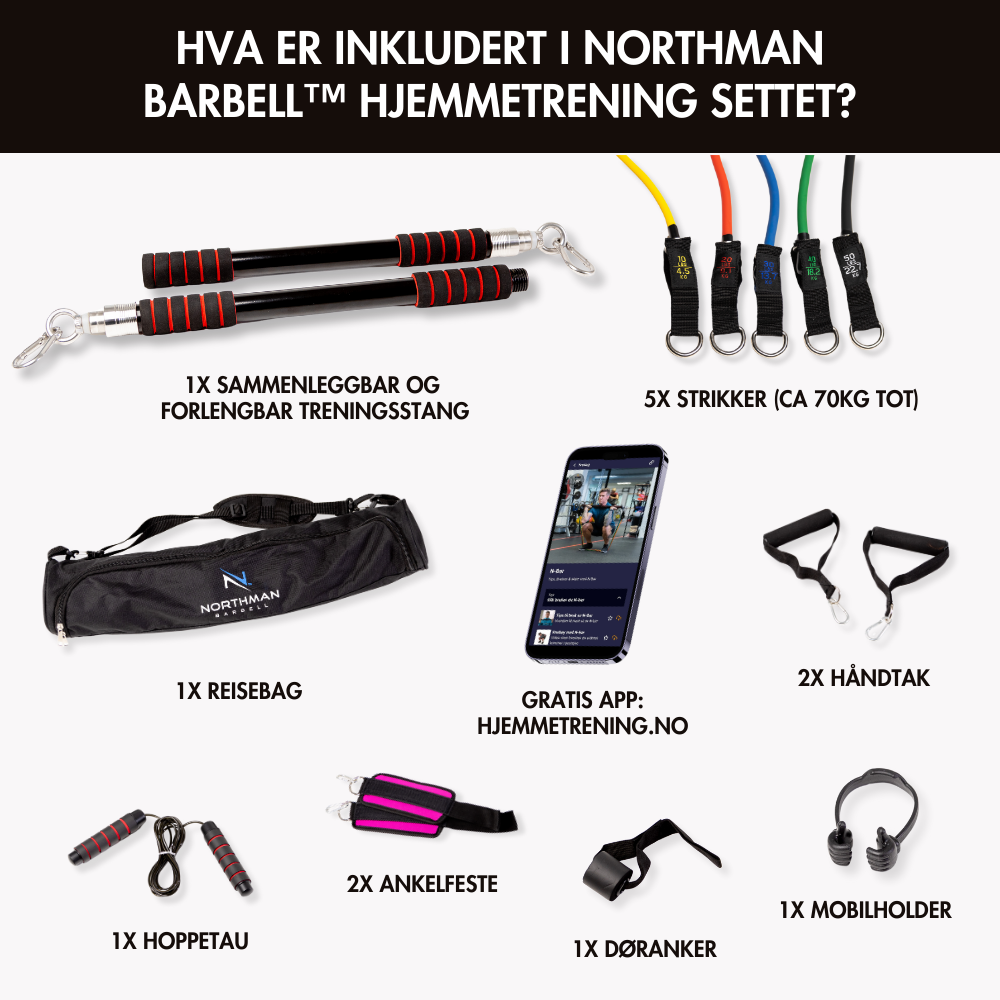 Northman Barbell™ Hjemmetrening sett
